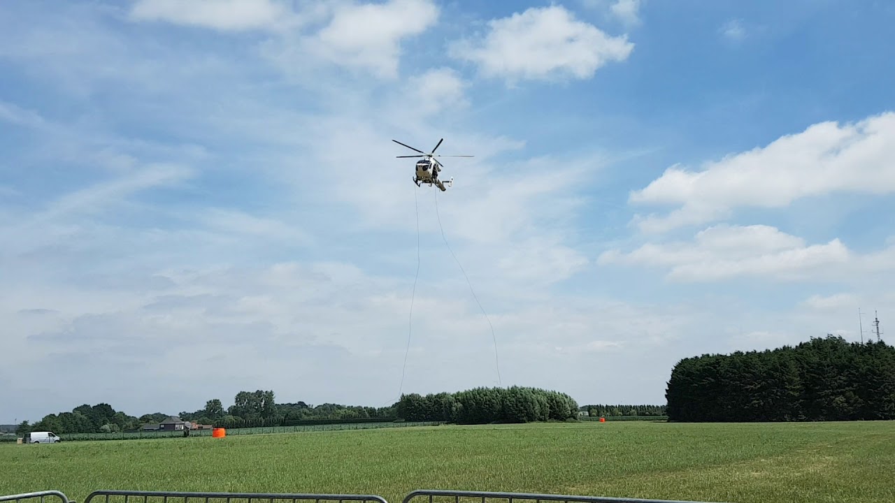 Heli Demo Belgian DSU at ATCC Gavere-Semmerzake 2017
