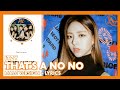ITZY THAT S A NO NO MALE VERSION LYRICS