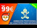 Felicitacion de navidad Galleta de Bolas AL034 🔝 LOGO NAVIDEÑO ANIMADO DESDE 99€ 🔝 ANIMARLOGO.COM