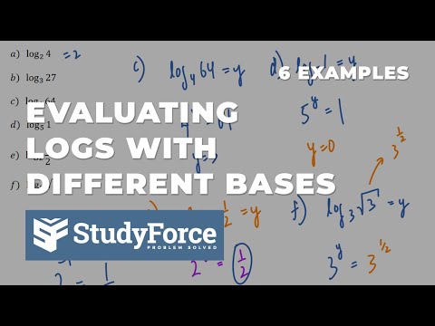 Evaluating Logs with Different Bases | log₂4, log₃27, log₅1, ...