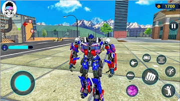 Police Bus Robot Car Game 3D - Aliens Transformers Simulator - Android Gameplay