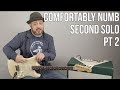 Comfortably Numb Second Solo Lesson Part 2 - Pink Floyd, David Gilmour
