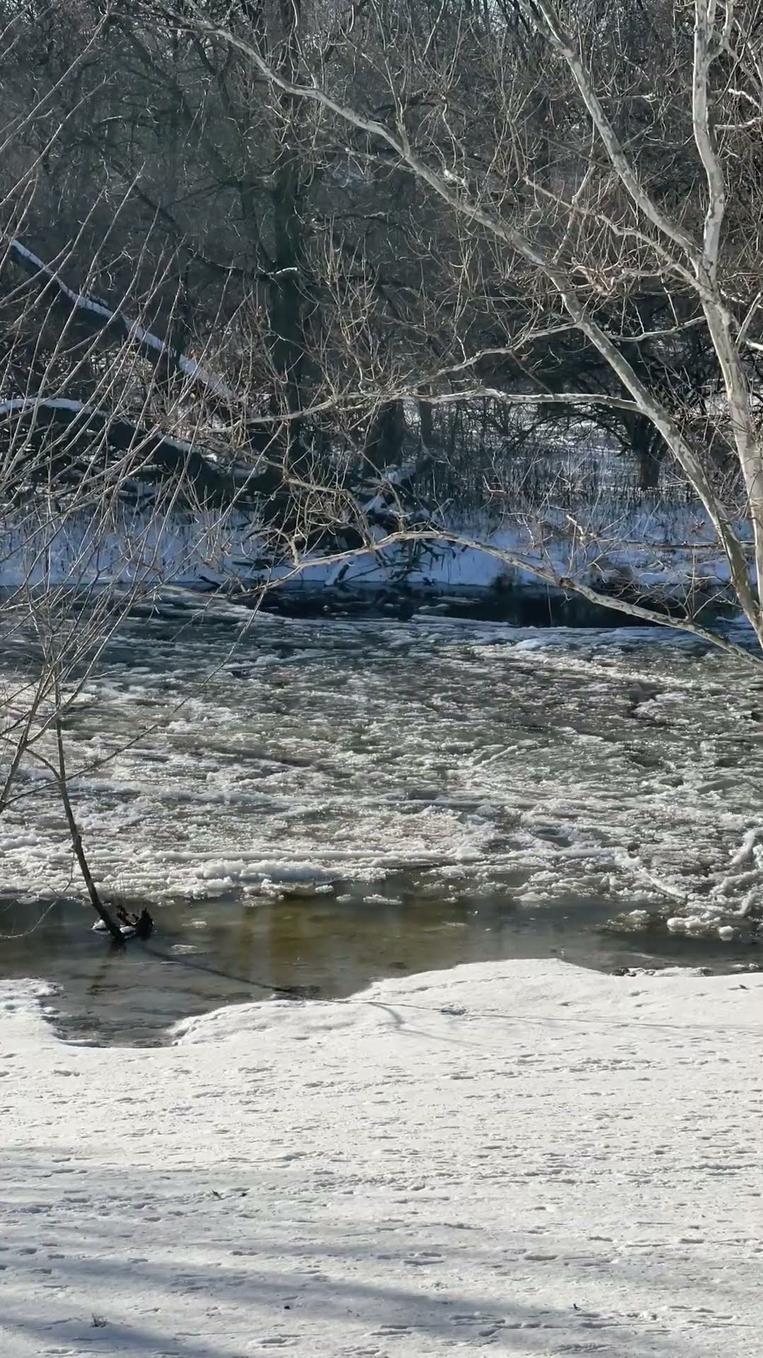 Swiftly Flowing River Suddenly Stops || ViralHog