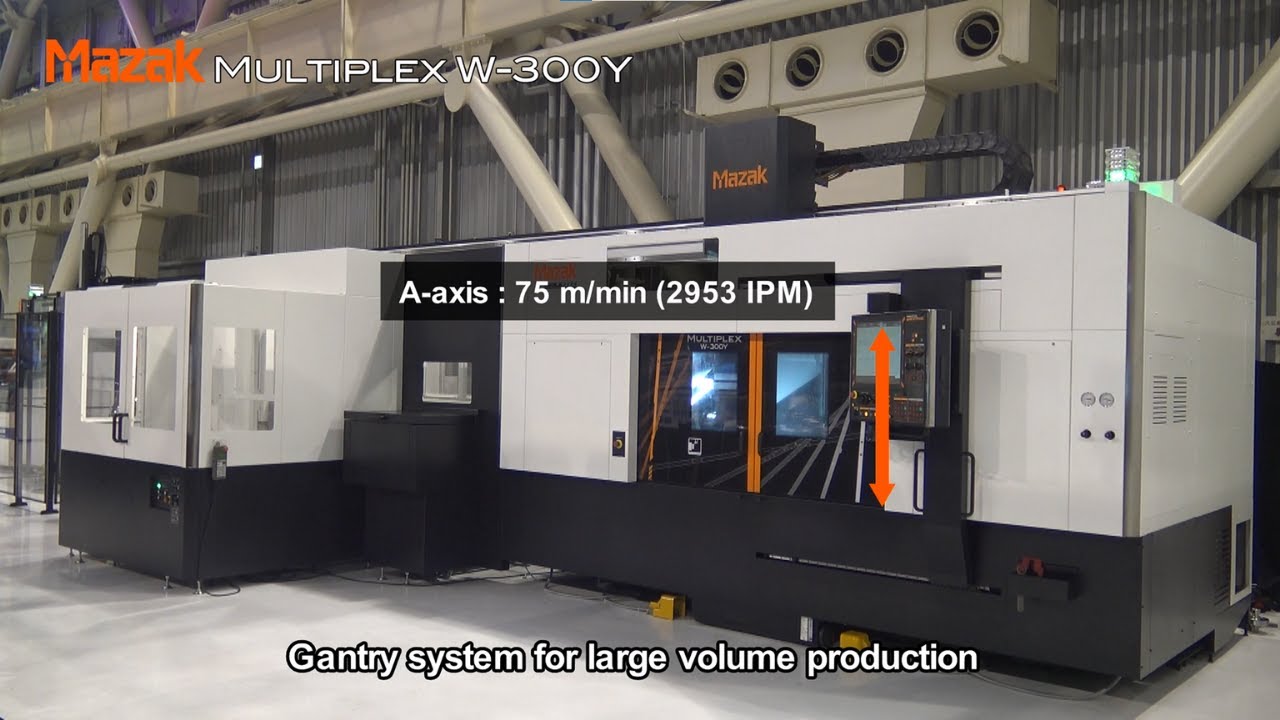 MULTIPLEX W-300Y with GL-100 gantry loader automation. - YouTube
