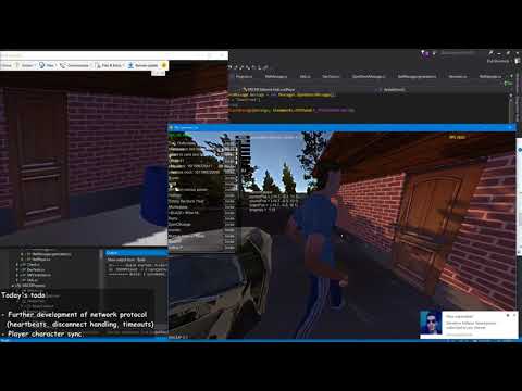 My Summer Car Multiplayer - Progress update (day 4) - Doors sync. Smoother players movement.