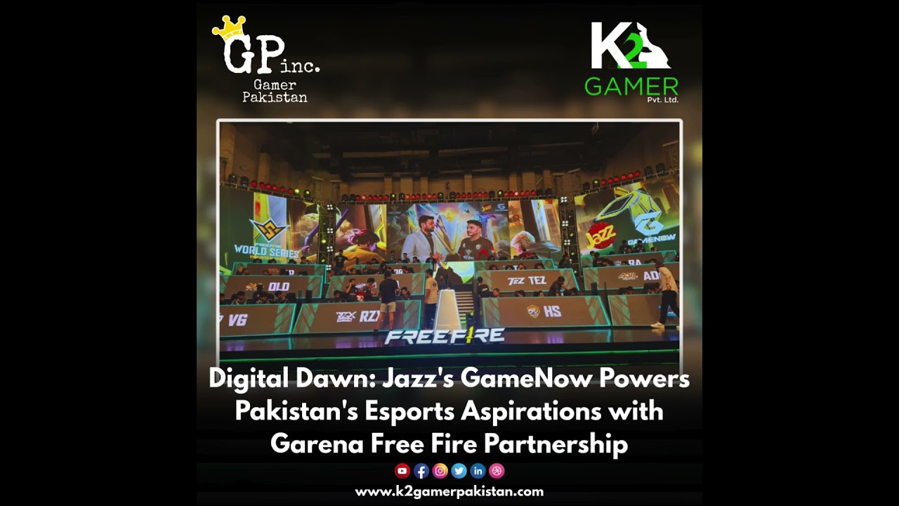 Digital Dawn for Pakistan Esports! Jazz’s GameNow partners with Garena Free Fire