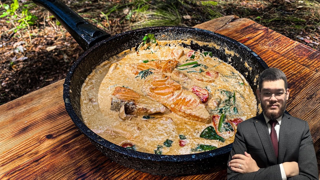Cooking tender salmon in a suit 😱