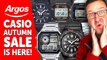 #CASIO Watch SALE Madness! 😱 Argos Autumn 2025 Top 5 Picks
