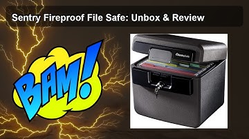 Sentry Fireproof File Safe: Unbox & Review