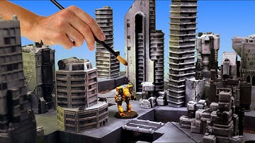 Building a Tiny City with a Revolutionary Method | 6mm Mech Fighting Terrain