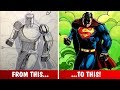 How To Use SHADOWS In A Comic Book Drawing! *TUTORIAL*