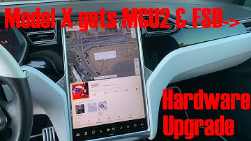 Model X gets FSD & MCU hardware upgrade
