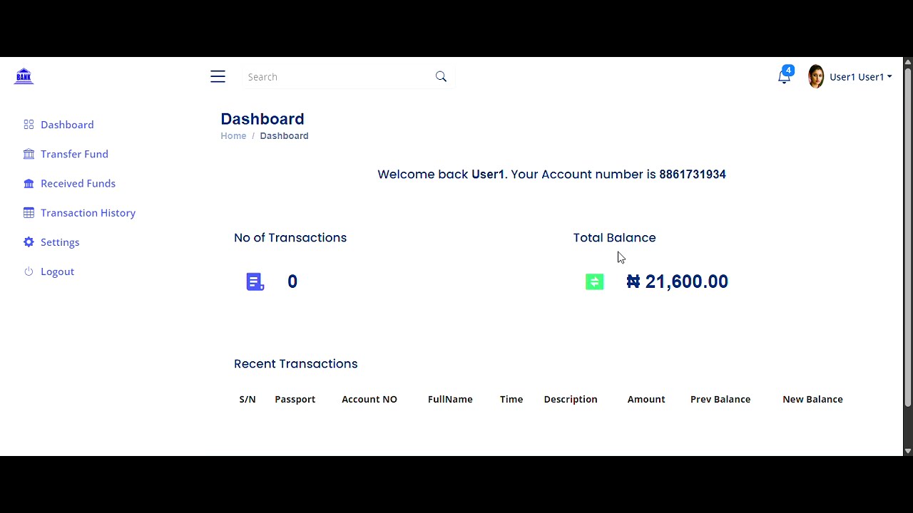 Online Banking and Tracking System | Bootstrap, PHP & MySQL Project ...
