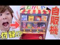 付録の『自販機』がすごすぎる‼️本物の駄菓子も使える『だがしや 自動販売機』組み立てて遊んでみた