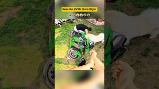 Sem Ne Zx10r Gira Diya 😱@aalyanvlogs1299 #shorts #viral #kawasaki10r #h2r #ytshorts