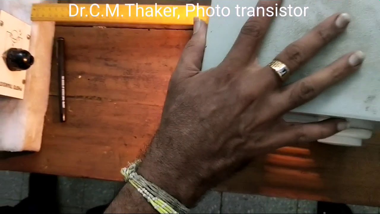 Physics sem.3 practical  Photo transistor