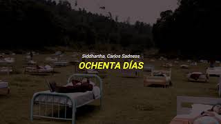 Video thumbnail of "Siddhartha, Carlos Sadness - 80 Días | Letra"