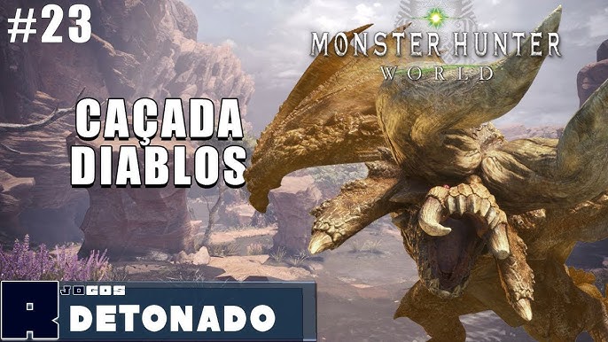 Diablos Negra e a MELHOR LÂMINA! Rastreio do TEOSTRA (HR/RE) #13 -  Monster Hunter World Detonado 