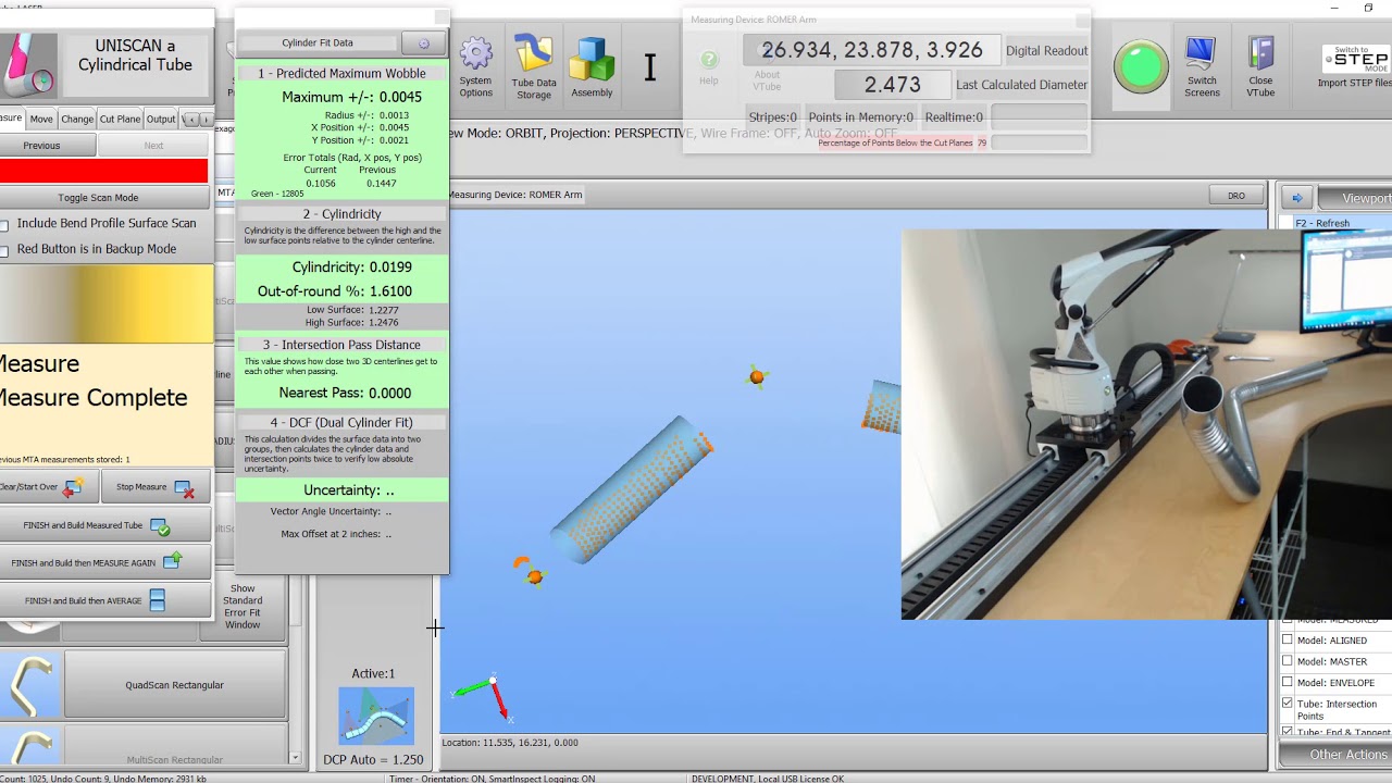 VTube-LASER Using MTA to Increase Accuracy on Highly-Deformed Tube Shapes