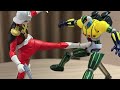 【コマ撮り】【キャラ崩壊】シャア vs 鋼鉄ジーグ #smp #stopmotion #bandai #スパロボ #superrobotwars #shfiguarts