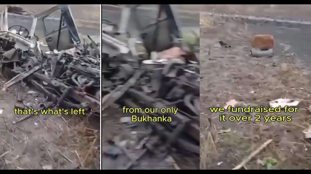 Destroy Buhanka lol Russians Crowdfund a Bukhanka: Destroyed Immediately by a Mine ...