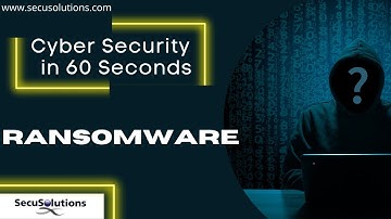 Security in 60 Seconds RANSOMWARE
