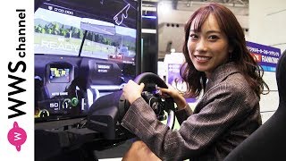 モデル・岡島彩花、 ドライビングシュミレーターでレース体験！ 東京モーターショー2019 「JAF」ブースは大盛況！ screenshot 2