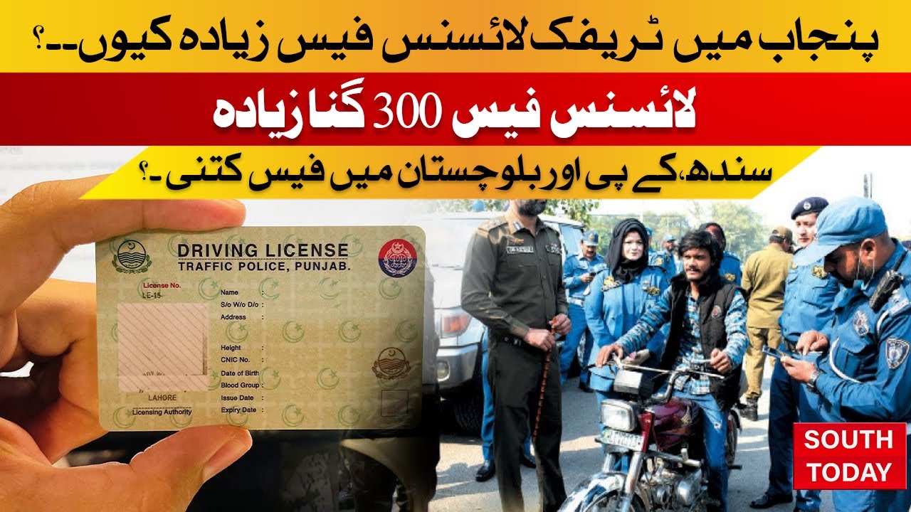 Why Are Punjab Driving License Fees Higher? Full Comparison With Sindh, KP & Balochistan
