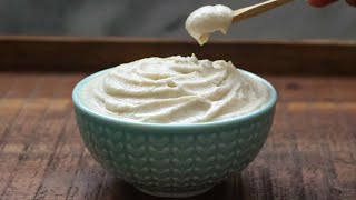 Oil Free Mayonnaise with Cauliflower (PlantBased) | Best Vegan Mayo!