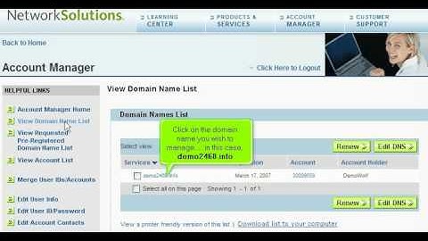 micfo | how to update your DNS at NetworkSolutions.com