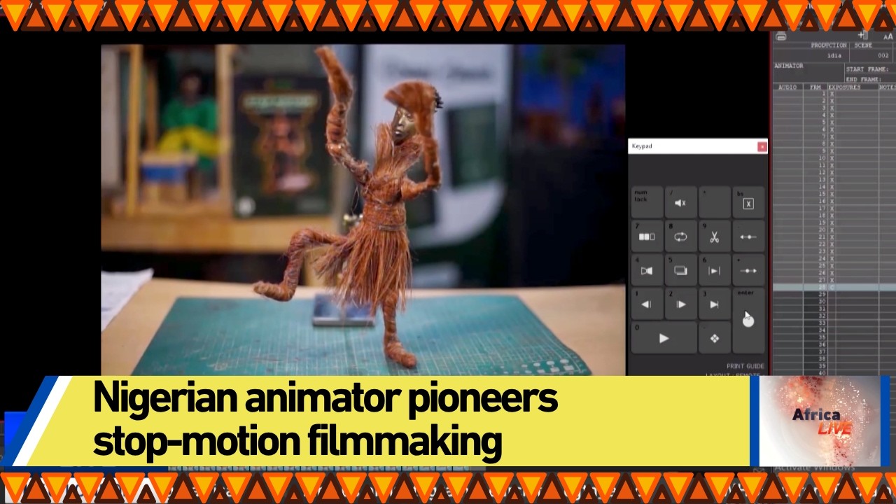 Nigerian animator pioneers stop-motion filmmaking