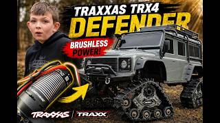 Traxxas TRX-4 Defender Goes Brushless! Hobbywing Fusion Pro + Traxx Test