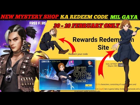 FREE FIRE REDEEM CODE TODAY  JANUARY REDEEM CODE FREE FIRE | FF REDEEM CODE TODAY 31 JANUARY