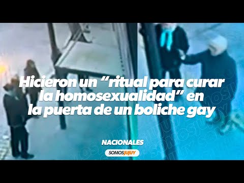 Hicieron un “ritual para curar la homosexualidad” en la puerta de un boliche gay