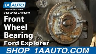 How to Replace Wheel Bearing & Hub Assembly 02-05 Mercury Mountaineer 2002 Mercury Mountaineer Bolt Pattern