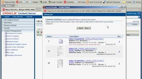 UCM: Creating a simple folio