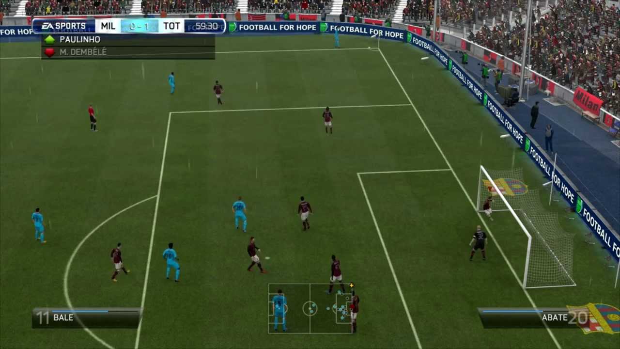 [FIFA 14 - DEMO #00] MILAN vs SPURS (Tottenham) - Gameplay ITA HD 1080p Tutorial
