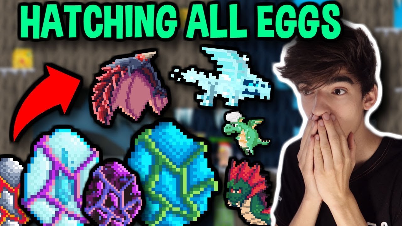 HARVESTING ALL DIFFERENT DRAGON EGGS!! OMG!! | Growtopia