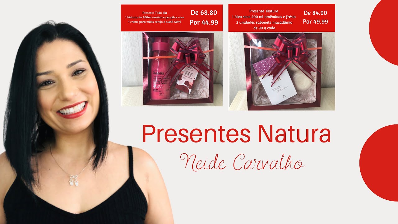 Novos kits e presentes Natura
