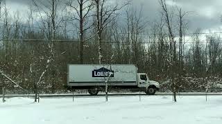 Lowe's delivery truck backing up failed
