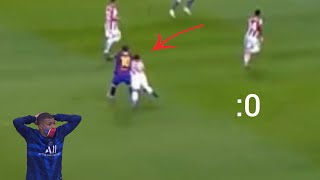  |RED CARD| Lionel Messi swings a hit at a player VS Athletic Bilbao