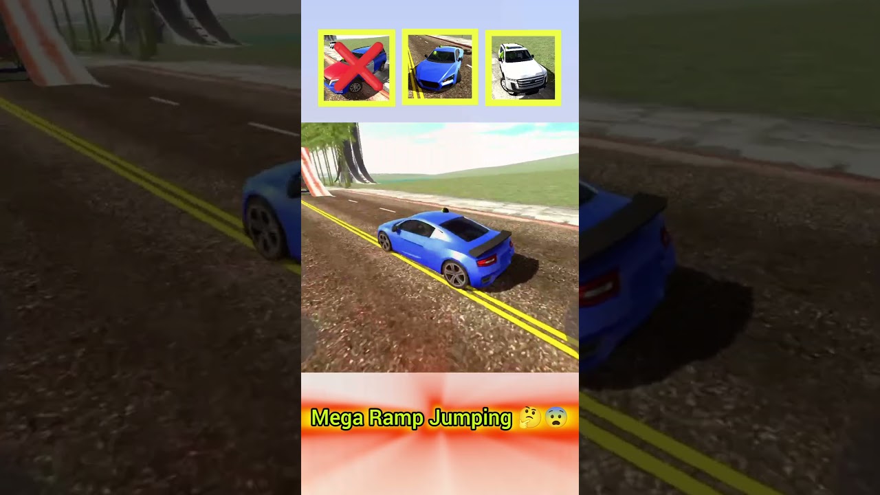 Mega Ramp Jumping Challenge 💯😨 Indian bike driving 3d 