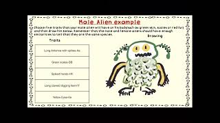 Design Aliens Genetics Project- Adaptive Traits
