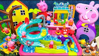 ASMR Ultimate Unboxing PEPPA PIG Pink Slide Pool & Camping Playground Toy Playset😍Satisfying Toys screenshot 1