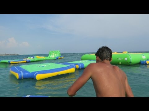 SNEAKING ONTO AN OBSTACLE COURSE!!! - YouTube