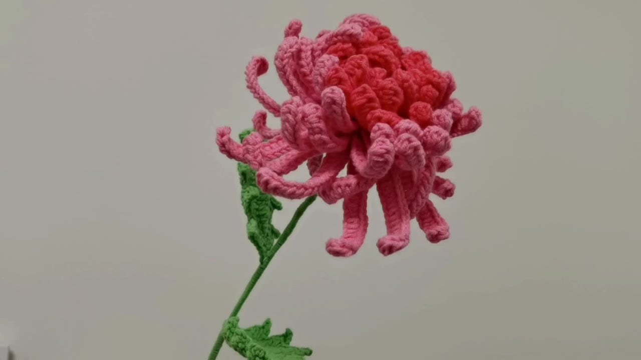 Crochet Chrysanthemum Flower Complete Tutorial YouTube