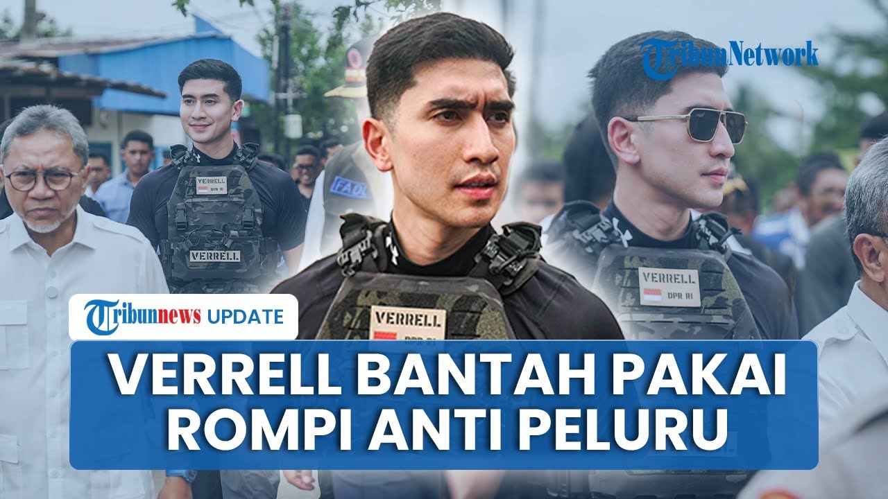 Verrel Rompi Verrell Bramasta Buka Suara Disebut Pakai Rompi Anti Peluru saat Tinjau ...
