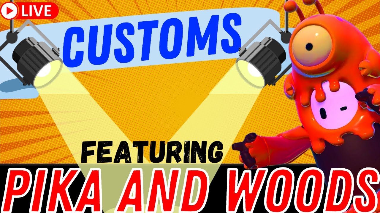 Fall Guys Ft. @PikaandWoods Season 3 Custom Matches with Viewers/Friends Join Us!