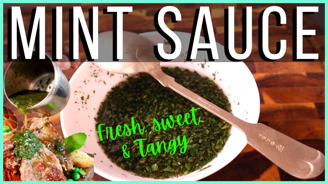 EASY MINT SAUCE RECIPE (Sweet, Fresh and Tangy) 