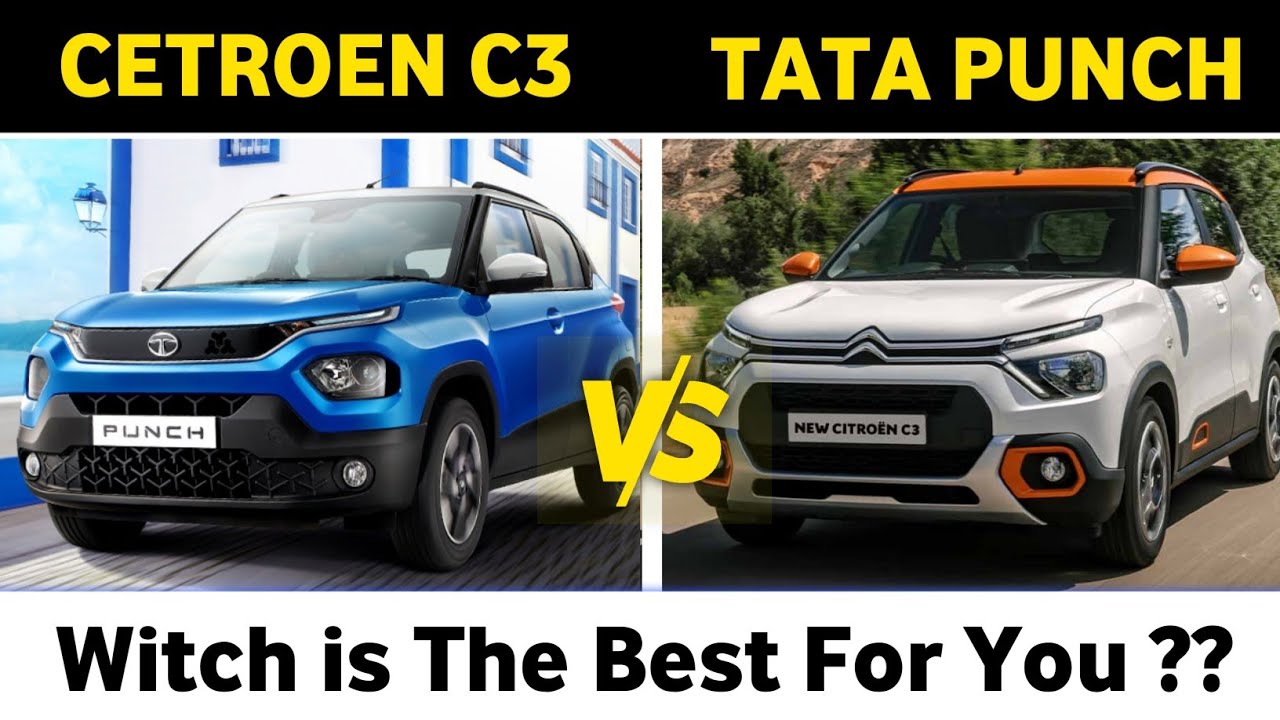 Tata Punch vs Citroen C3 Detailed Comparison। punch vs citroen c3